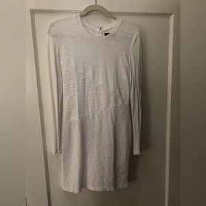 Torn by Ronny Kobo long sleeve mini dress in white. Size medium. NWOT.